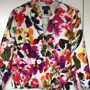 Molly & Maxx Floral Blazer - Size PM